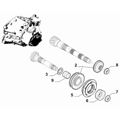 FIAT Doblo 2023-Present Spur Reduction Gearing Hub