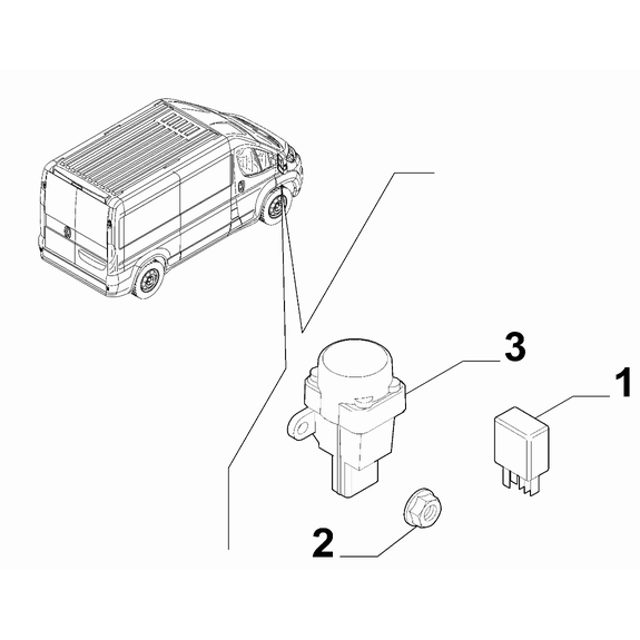FIAT Ducato 2021-Present Fuel Tank Nut