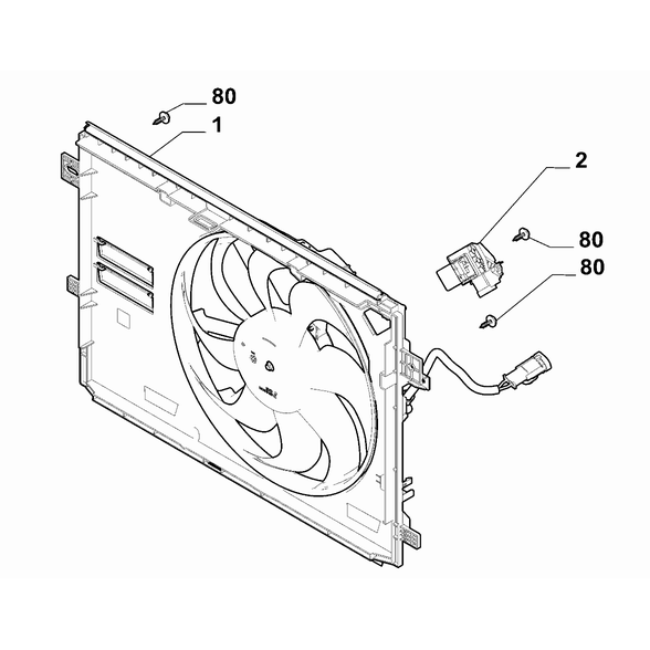 FIAT Doblo 2023-Present Fan And Fan Drive Screw
