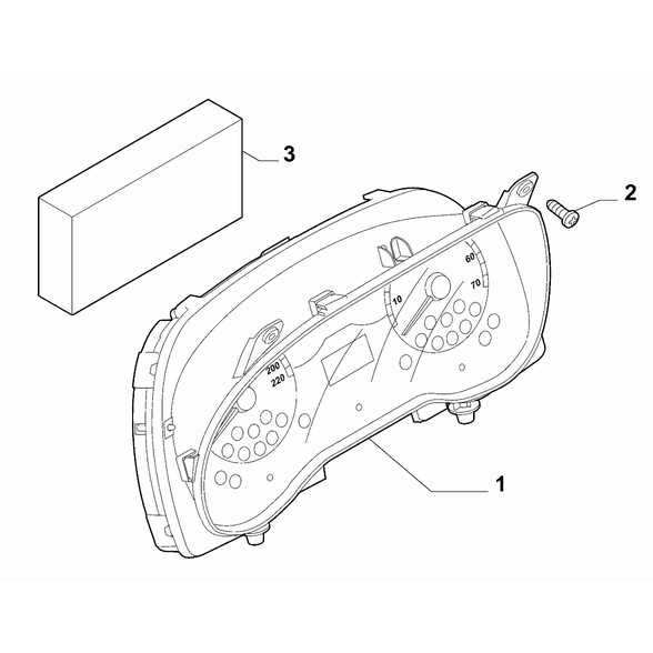 FIAT Doblo 2011-2022 Operation Indicators Seal Gasket