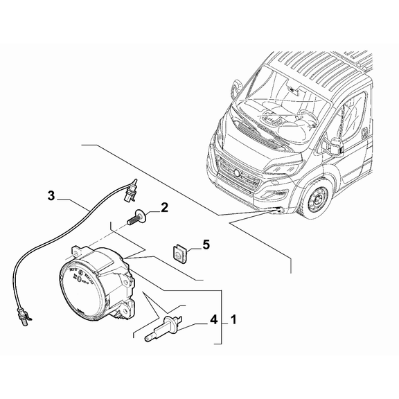 FIAT Ducato 2021-Present Outer Lighting Bulb