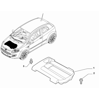 FIAT Abarth Punto Evo 2010-2013 Frame Guards Pin