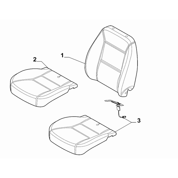 FIAT Ducato 2021-Present Front Seats Padding