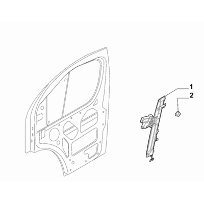 FIAT Ducato 2021-Present Side Front Doors Nut