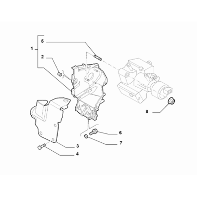 FIAT 500L 2012-2022 Fuel Injection System Screw