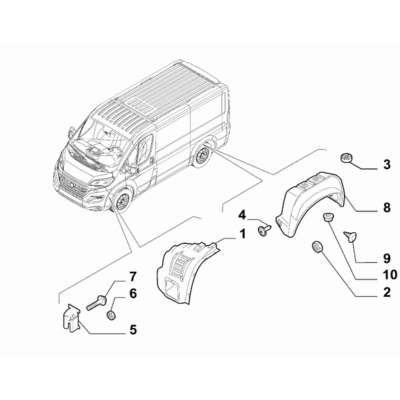 FIAT Ducato 2021-Present Guards Screw