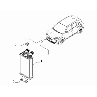 FIAT 600 2023-Present Heat Exchanger Pipeline Bush