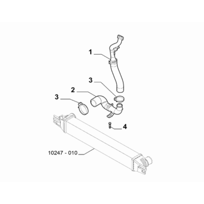 FIAT Fiorino 2022-Present Heat Exchanger Pipeline Collar