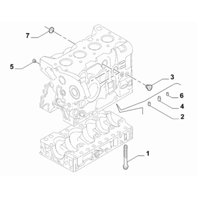 FIAT Ducato 2006-2020 Crankcase And Cylinder Head Plug