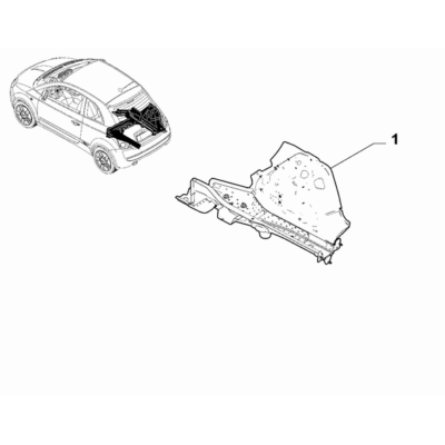 FIAT 500e 2013-Present Floor Pannel Side Member