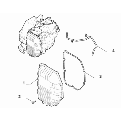 FIAT Doblo 2023-Present Automatic Gears Cover