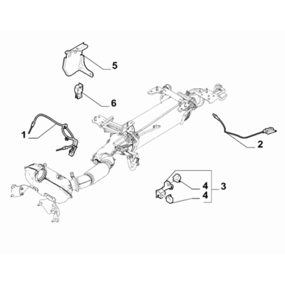 FIAT Ducato 2021-Present Exhaust Piping Bracket