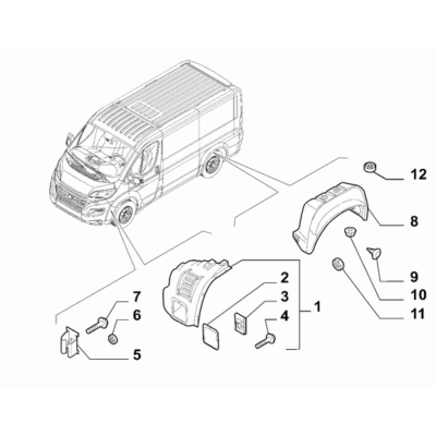 FIAT Ducato 2006-2020 Guards Screw
