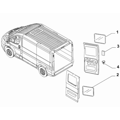 FIAT Ducato 2021-Present Back Door Pin