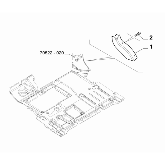 FIAT Ducato 2021-Present Interior Trim Doorsill Moulding