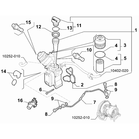 FIAT Fiorino 2022-Present Lubrication System Seal Gasket