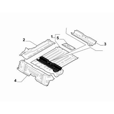 FIAT Fiorino 2022-Present Floor Pannel Boxed Panel