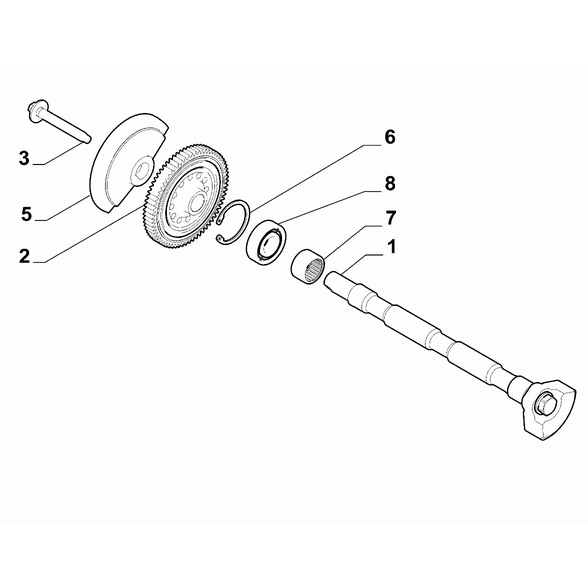 FIAT 600 2023-Present Crankshaft And Flywheel Screw