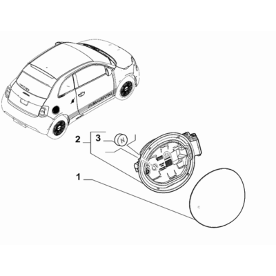 FIAT Abarth 500e 2023-Present Air Filters And Lids Lid