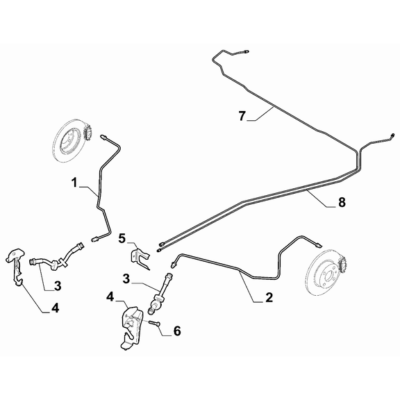 FIAT Fiorino 2022-Present Hydraulic Brake System Bracket