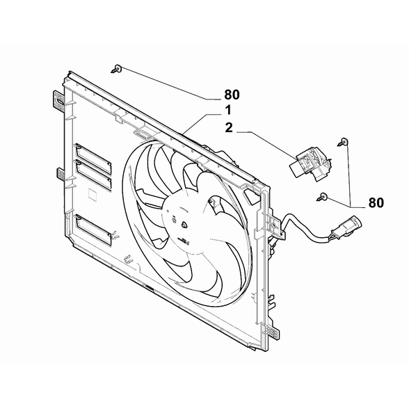 FIAT Doblo 2023-Present Fan And Fan Drive Screw