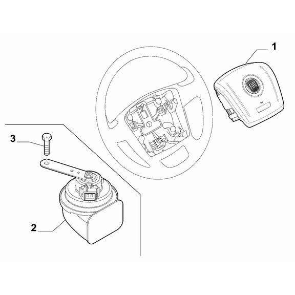 FIAT Ducato 2006-2020 Signalling Devices Screw