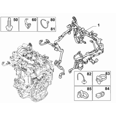 FIAT 600 2023-Present Fuel Injection System Strap
