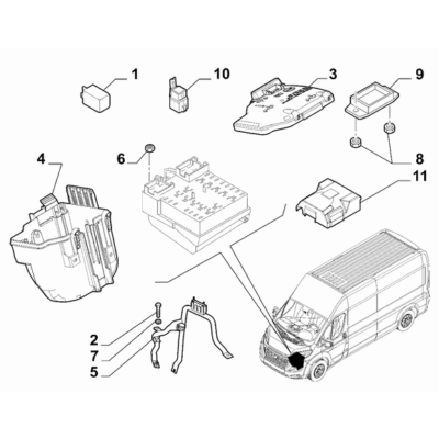 FIAT Ducato 2006-2020 Interconnection And Remote Control Switch Protection