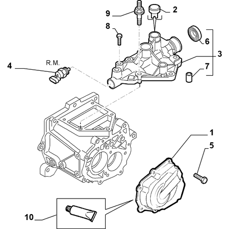 FIAT 500 2007-2016 Transmission Case And Covers Plug
