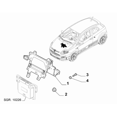 FIAT Abarth Punto Evo 2010-2013 Pre-Filter Screw