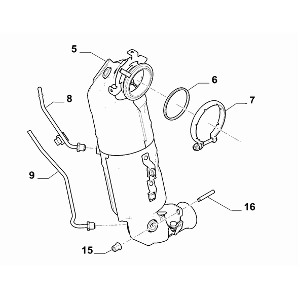 FIAT Doblo 2023-Present Exhaust Manifold Collar