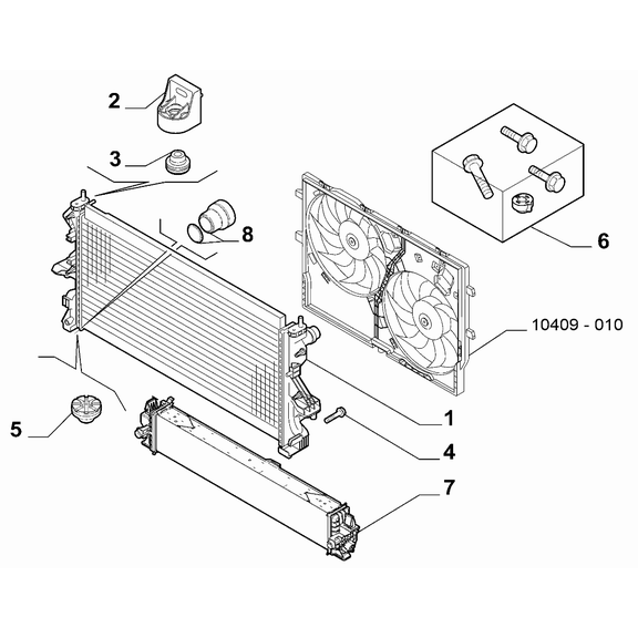 FIAT Ducato 2021-Present Radiator And Leads Pad