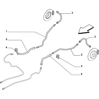FIAT 500L 2012-2022 Hydraulic Brake System Clip