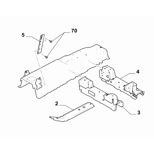 FIAT Doblo 2023-Present Floor Pannel Screw