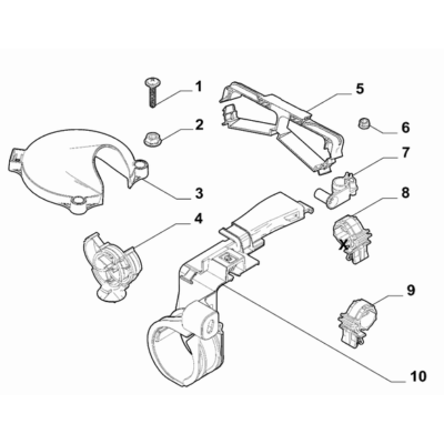 FIAT 500e 2013-Present Cable Set Fixings Nut