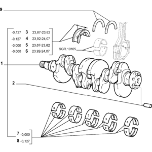 FIAT Doblo 2000-2010 Crankshaft And Flywheel Big End Shells