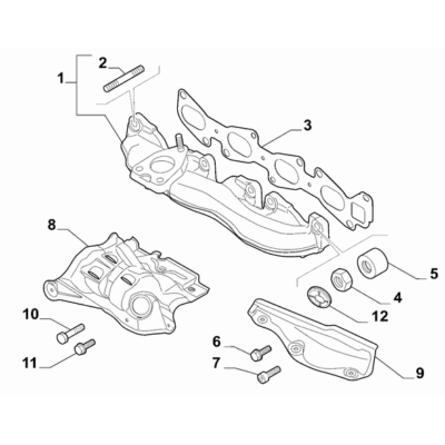 FIAT 500L 2012-2022 Exhaust Manifold Seal Gasket