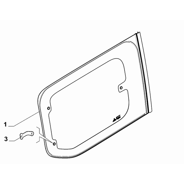 FIAT Doblo 2023-Present Sliding Doors Hinge