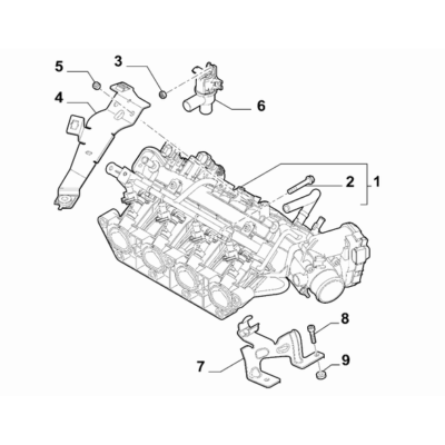 FIAT Abarth 595 2012-Present Intake Manifold Electro-Valve