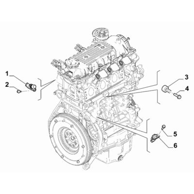 FIAT 500 2016-Present Engine Ignition System Screw