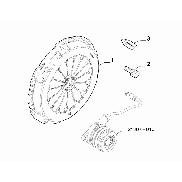 FIAT 500X 2016-Present Clutch Group Screw
