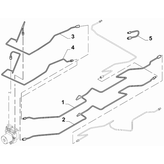 FIAT Ducato 2021-Present Hydraulic Brake System Pipe
