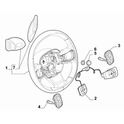 FIAT 500L 2012-2022 Steering Gear Nut