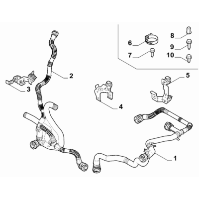 FIAT Abarth 500e 2023-Present Radiator And Leads Bracket