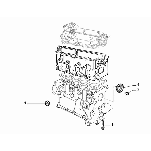 FIAT 500 2007-2016 Crankcase And Cylinder Head Plug