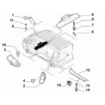 FIAT Ducato 2006-2020 Passenger Side Mat Plate