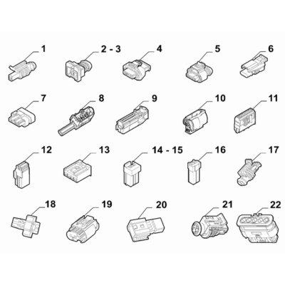 FIAT Ducato 2021-Present Cable Assembly Connectors Connector Kit