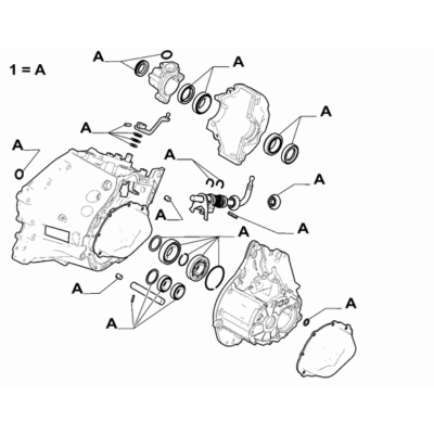 FIAT Doblo 2023-Present Transmission Case And Covers Transmission Gaskets