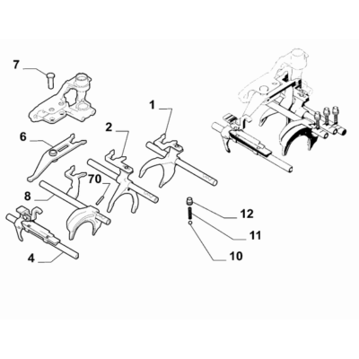 FIAT Doblo 2023-Present Transmission Inner Controls Ball