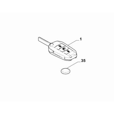 FIAT Doblo 2023-Present Key Switch Ignition Blank Key